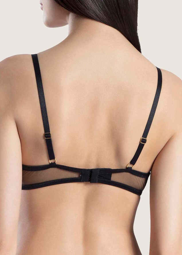 Soutien-gorge Push-up Forme Triangle  Aubade Noir Cachemire